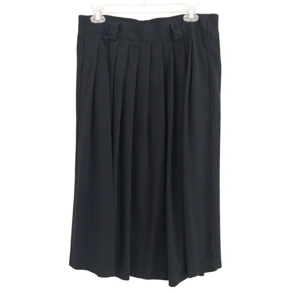 Vintage Briggs New York Pleated Aline Long Skirt Size 10P Excellent Condition - Picture 1 of 7